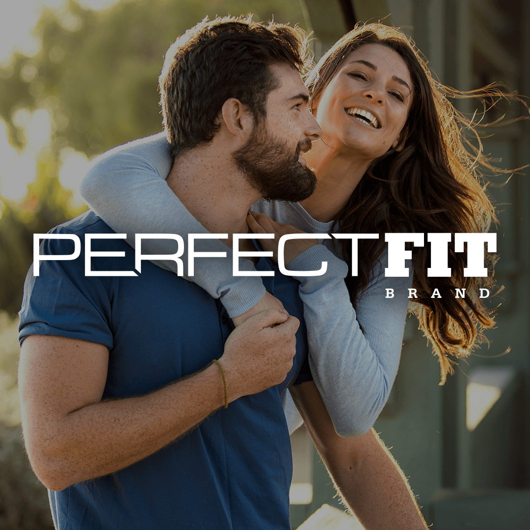 Image of couple with perfect fit logo